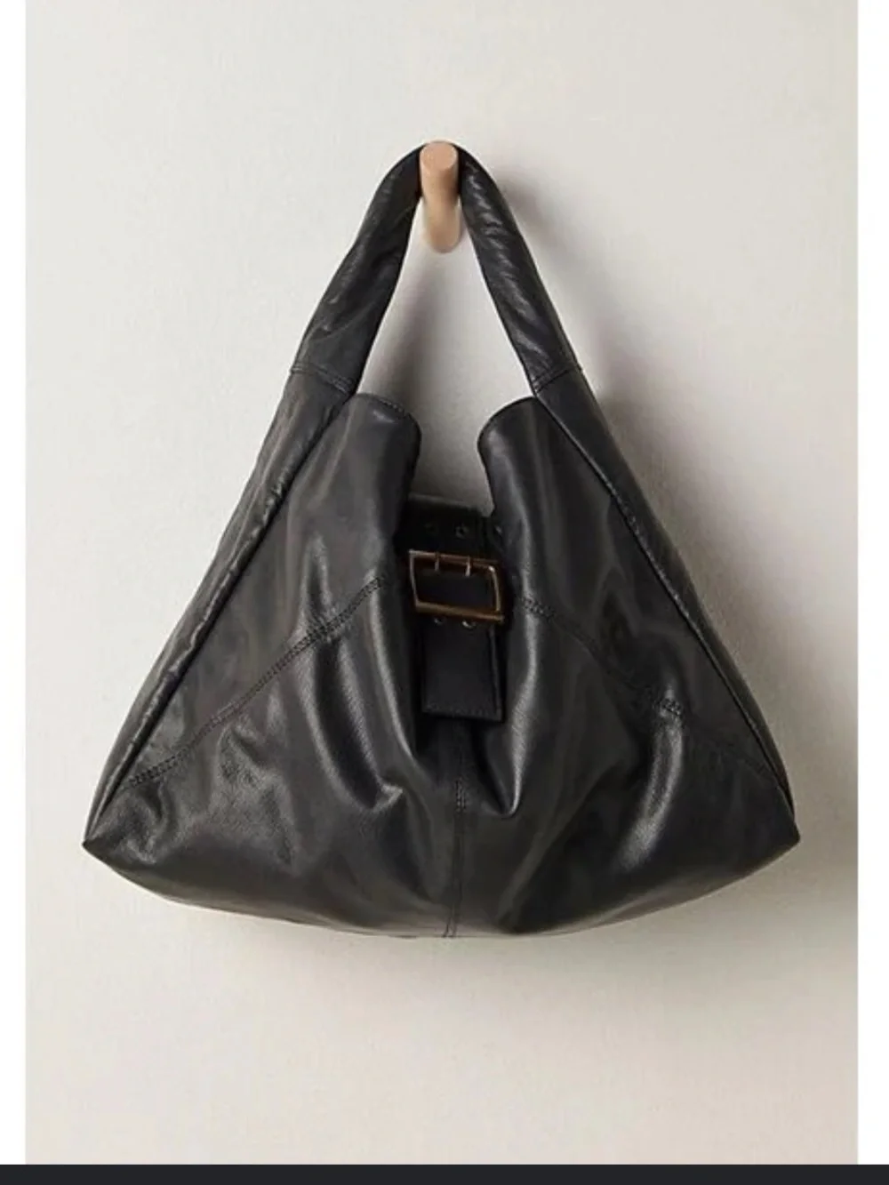 Free People Shoreditch Shoulder Bag- Black- NEW